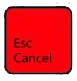 ESC / CANCEL