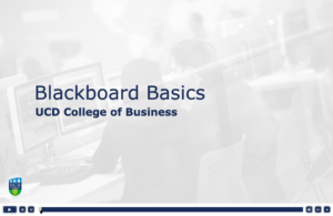 Blackboard Intro