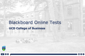 Blackboard Tests